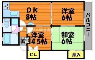 コーポ藤田の物件間取画像